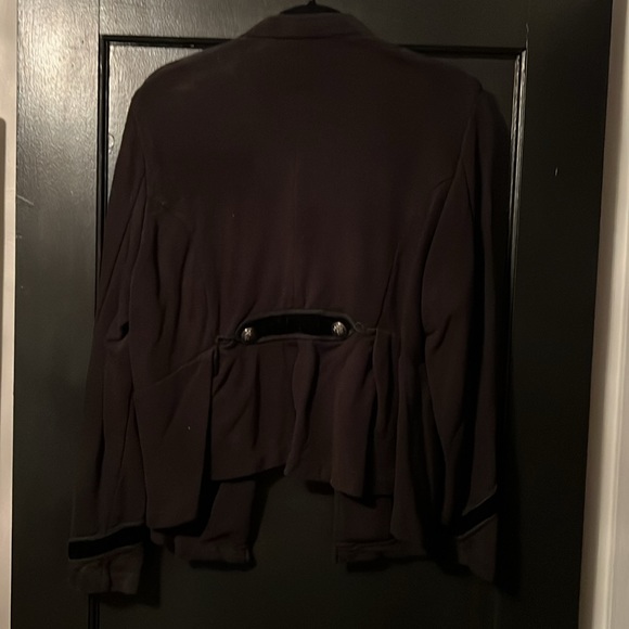 Torrid military look blazer with velvet trim - Picture 5 of 7